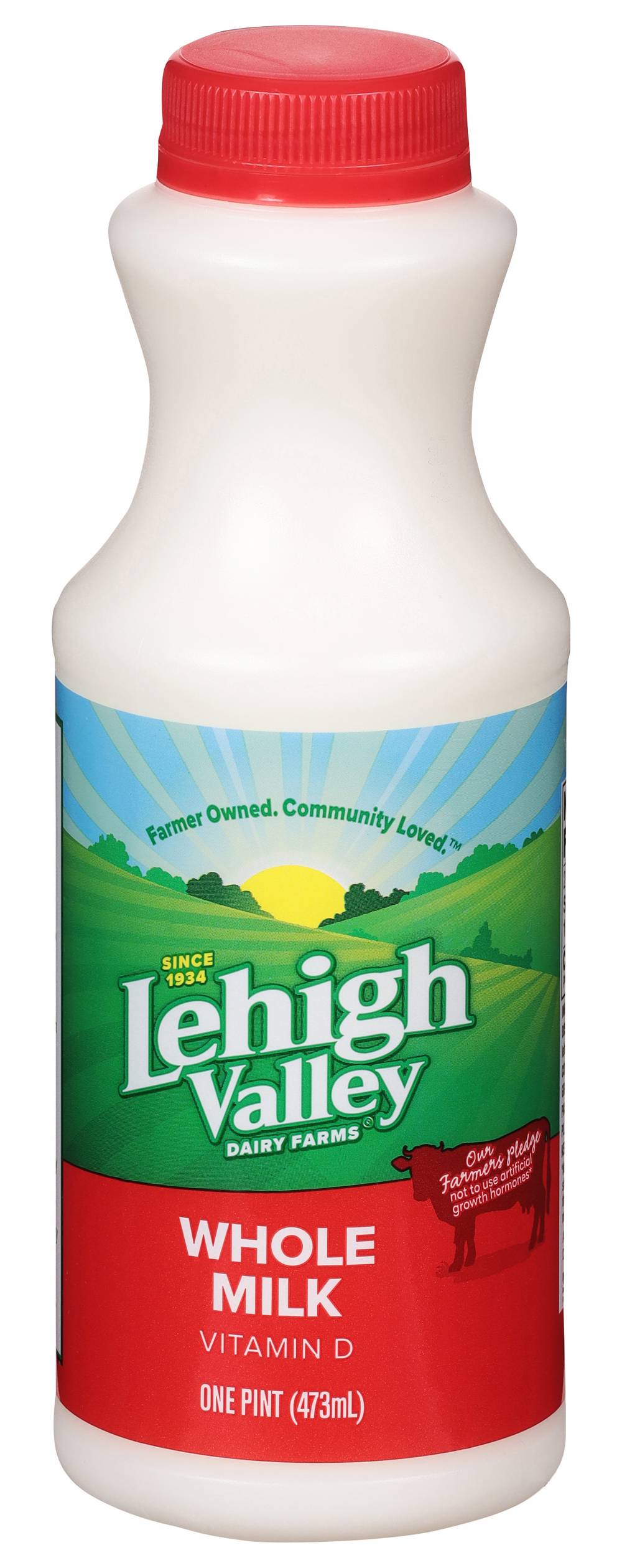 Lehigh Valley Dairy Farms Whole Milk (1 pint)