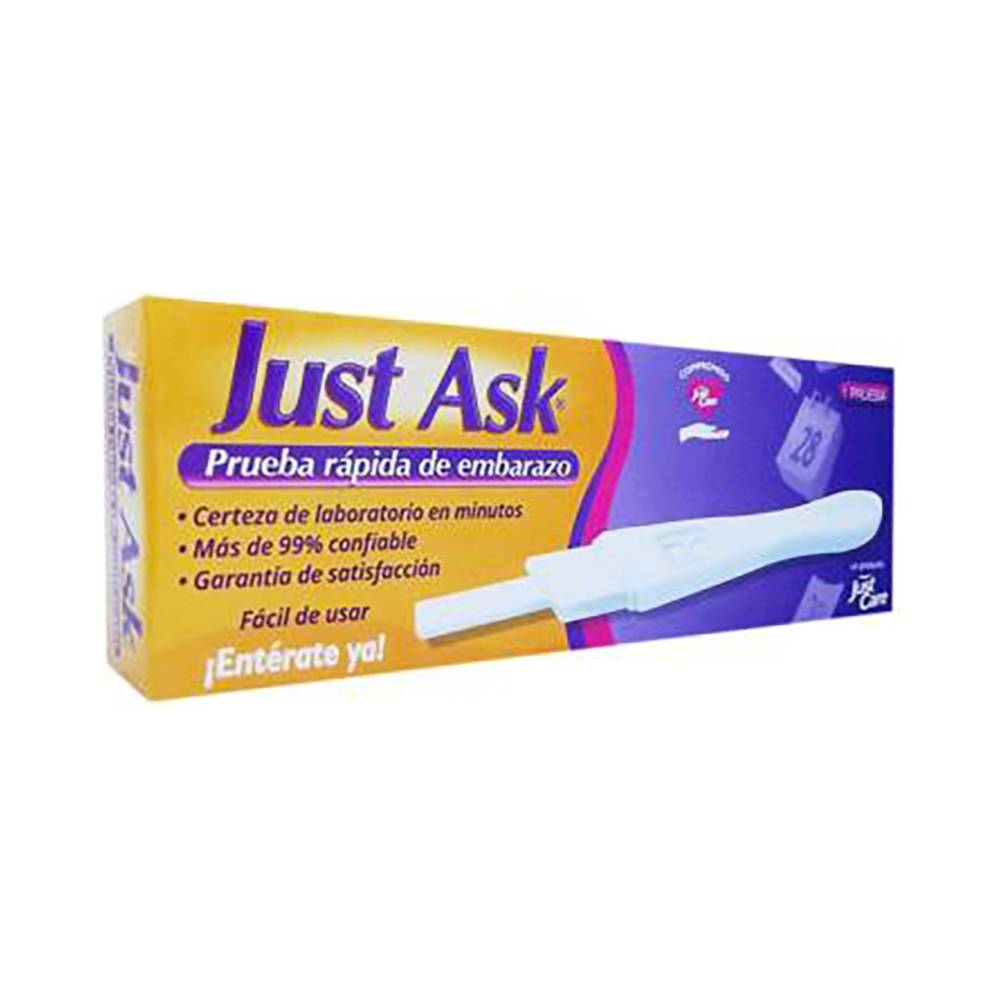 Just Ask · Prueba embarazo