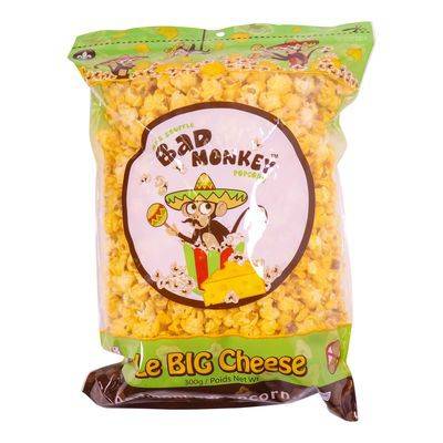 Bad monkey maïs soufflé big cheese (300 g) - le big cheese popcorn (300 g)