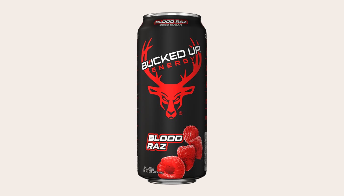 Bucked Up Energy Blood Raz 16oz
