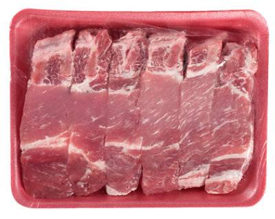 Meat Counter Pork Loin Country Style Ribs Bone In Value Pack - 3 Lb