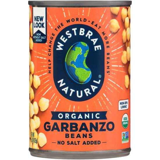 Westbrae Natural Low Sodium Vegetarian Organic Garbanzo Beans