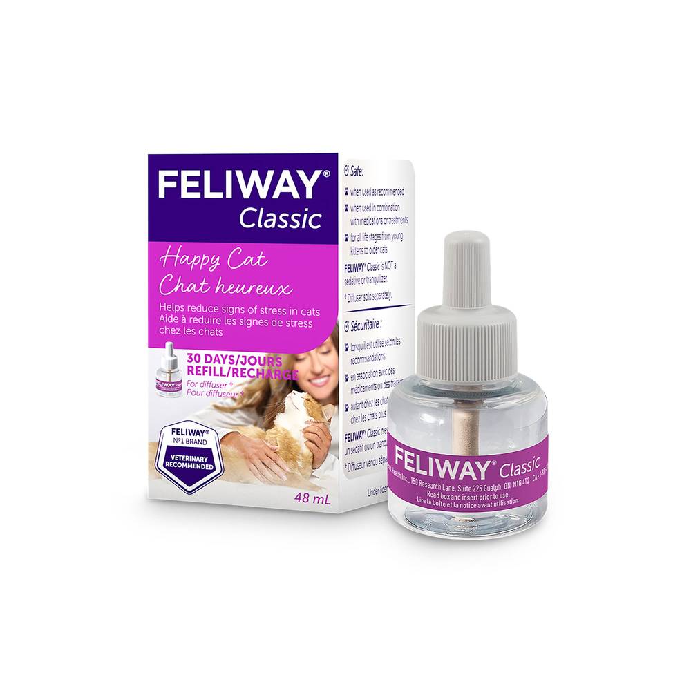 FELIWAY Classic Calming 30 Day Diffuser Refill for Cats (Size: 1 Count)