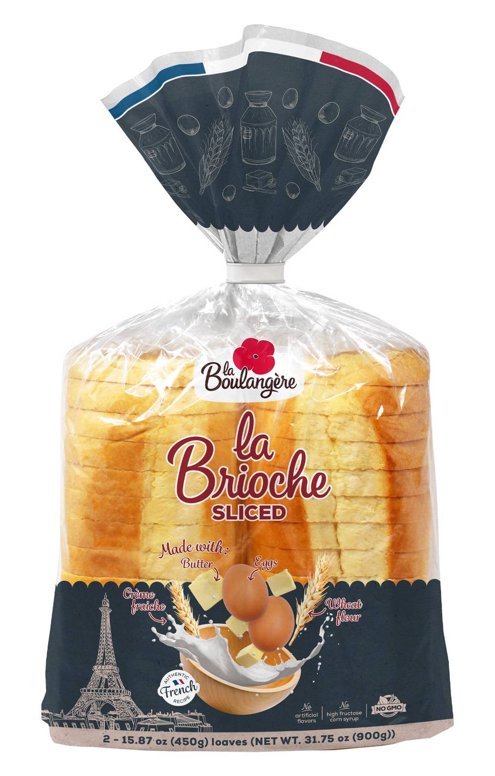 La Boulangère Sliced Brioche (31.75 lbs)
