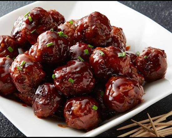 BBQ Beefy Meat Balls (8)