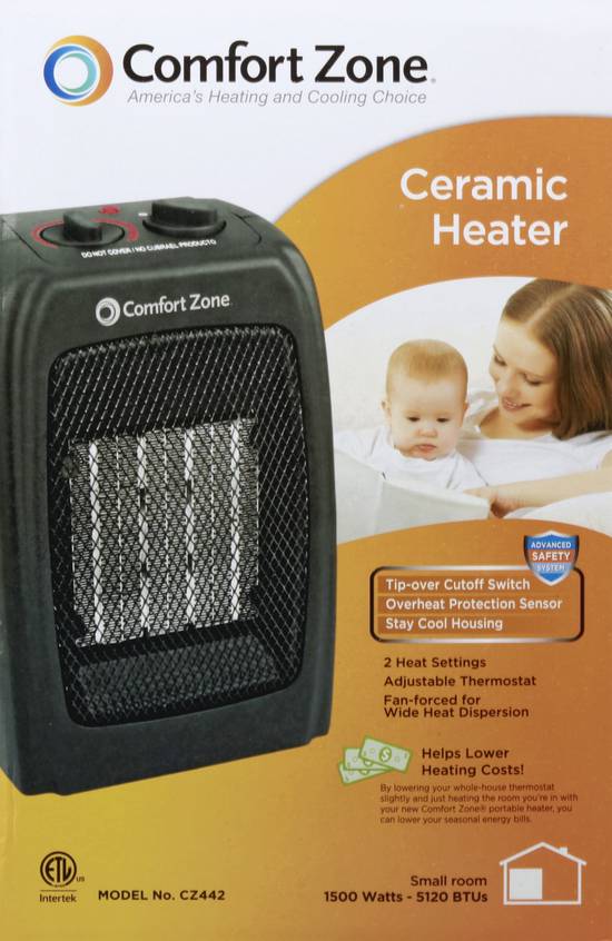 Comfort Zone Ceramic Heater For Small Rooms | Delivery Near You | Uber Eats