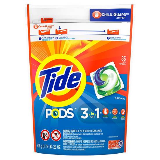 Tide Pods Liquid Laundry Detergent Pacs Original 35ct