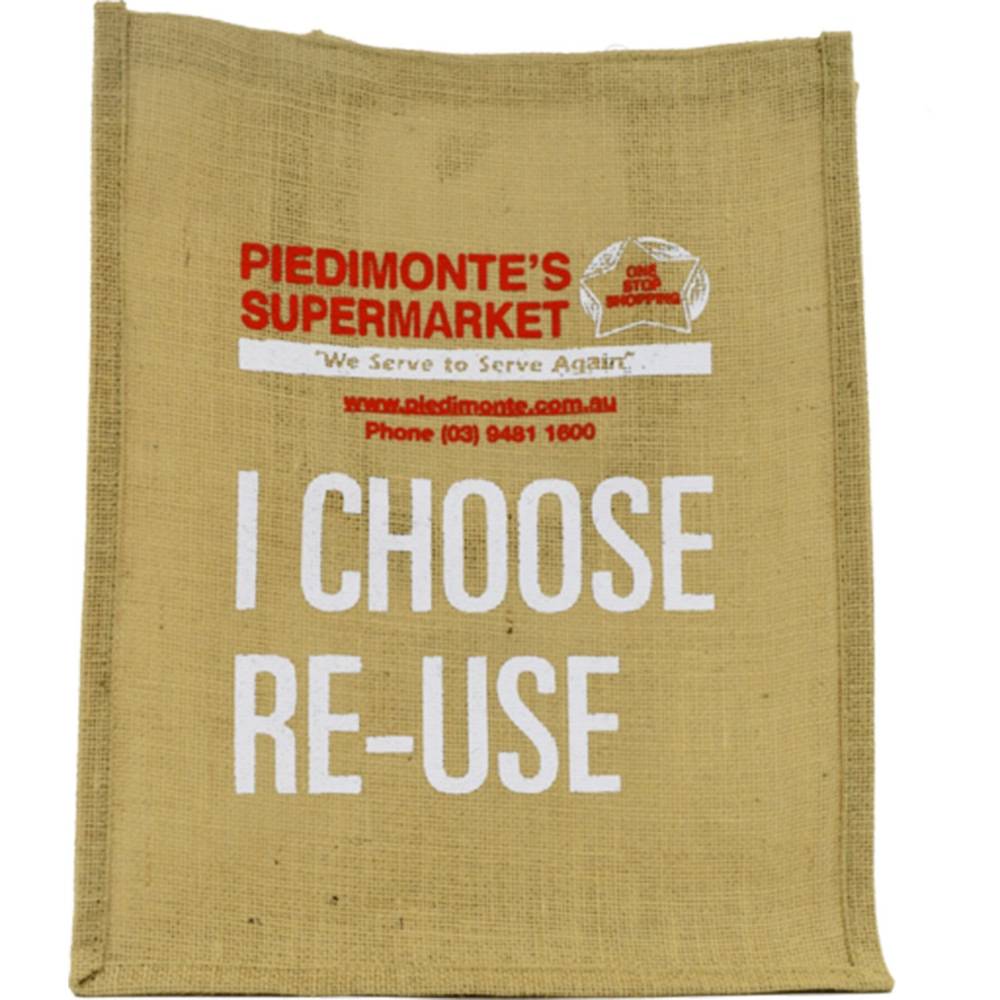 Keep Fresh Reusable Jute Bag Small Eco Friendly Shopping Handbag