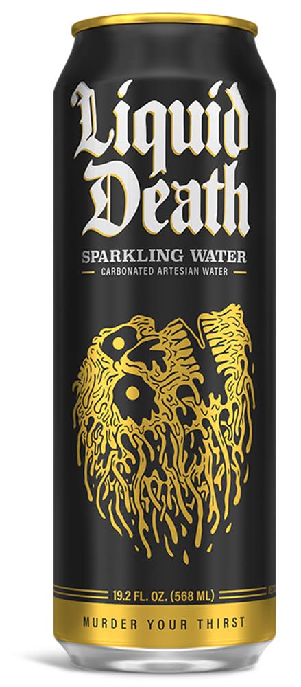 Liquid Death Carbonated Artesian Sparkling Water (19.2 fl oz)