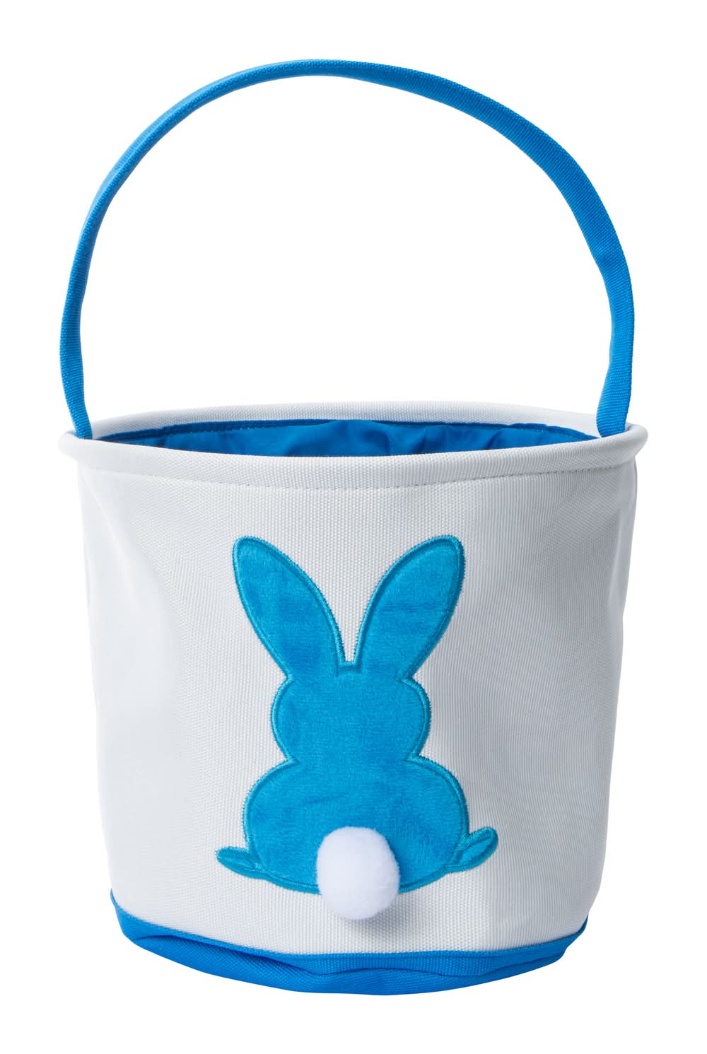Bunny-Themed Easter Bucket Blue