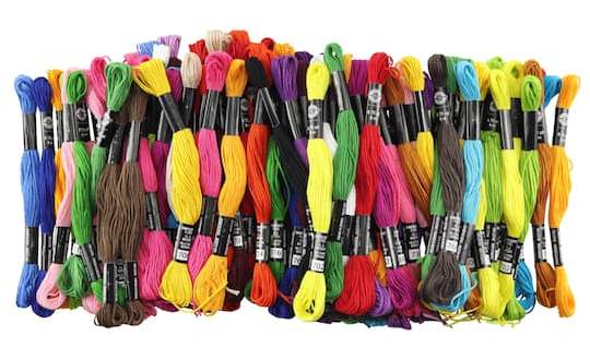 Loops & Threads Embroidery Floss Value pack, 840 m, Multi (105 ct)