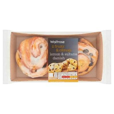 Waitrose & Partners Lemon & Sultana Danish