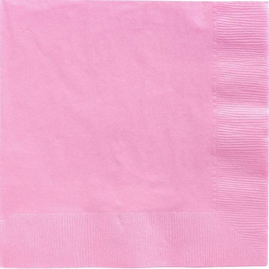 Pink Paper Dinner Napkins, 7.5in, 40ct
