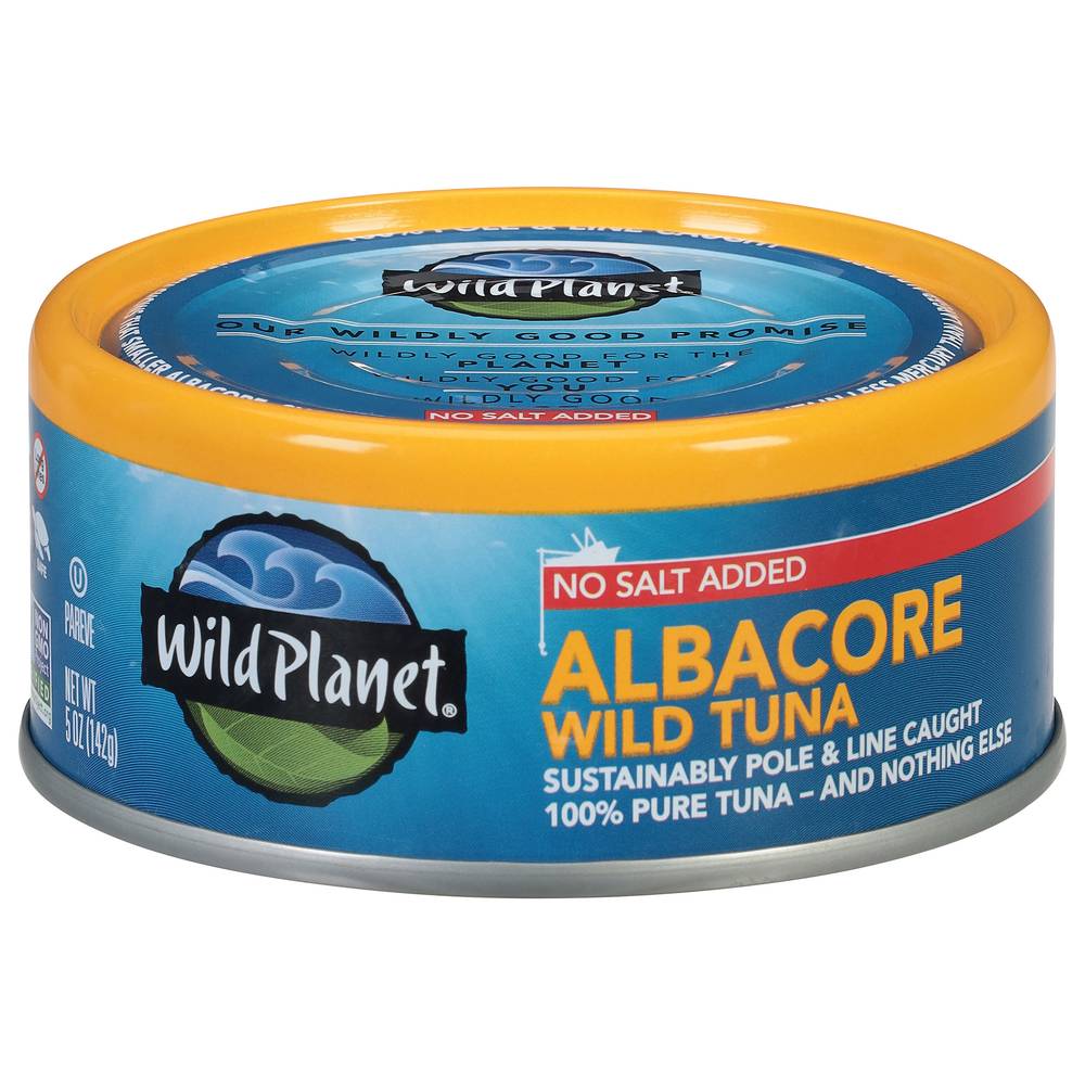 Wild Planet No Salt Added Albacore Wild Tuna (5 oz)