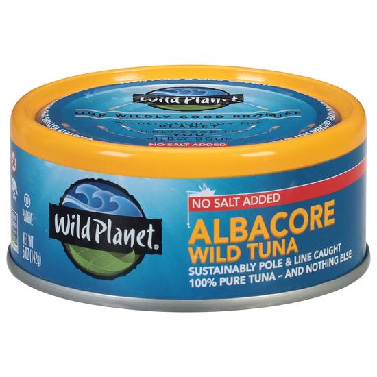 Wild Planet No Salt Added Albacore Wild Tuna