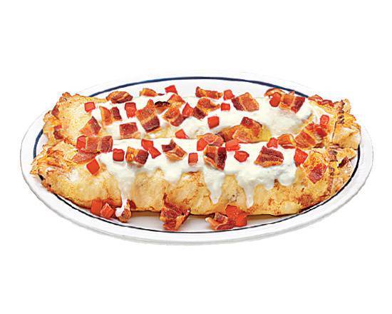 Chicken, Bacon & White Cheddar Crepes Combo