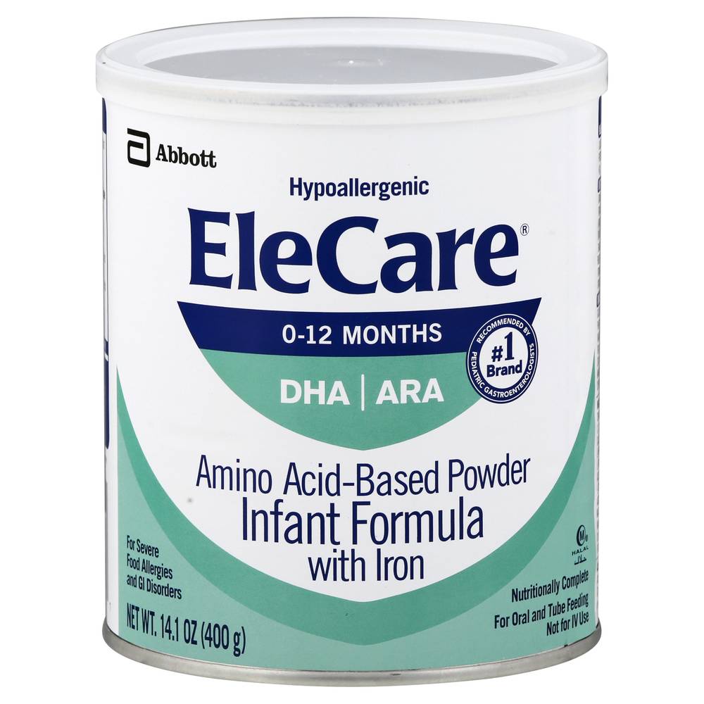 EleCare Amino Acid-Based Infant Formula With Iron (14.1 oz)