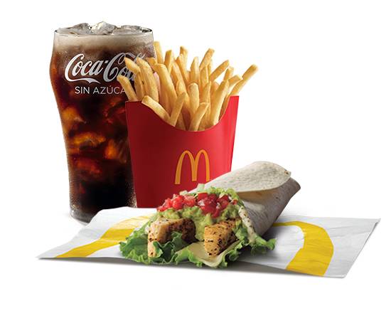 McMenú Wrap Guacamol Pollo