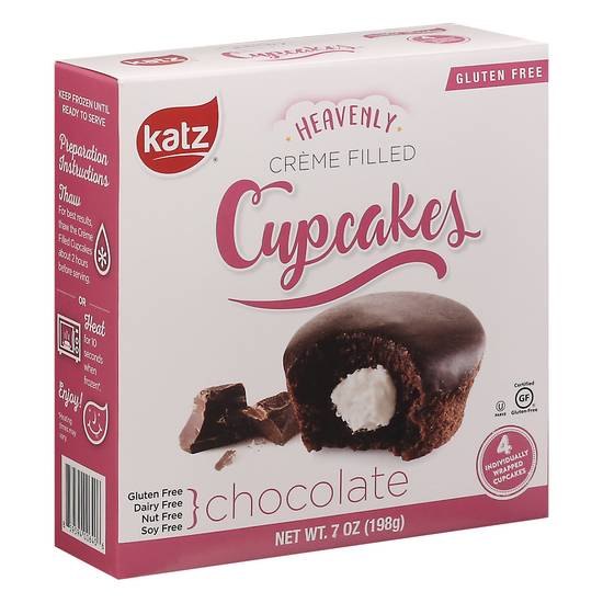 Katz Heavenly Creme Filled Chocolate Cupcakes