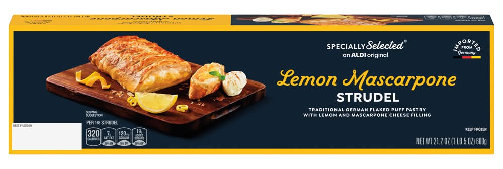 Specially Selected Premium Strudel, Lemon Mascarpone (21.2 oz)