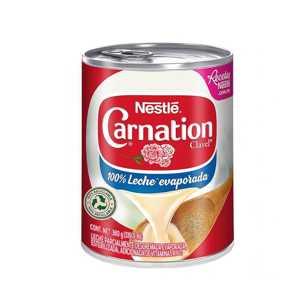 Carnation clavel leche evaporada