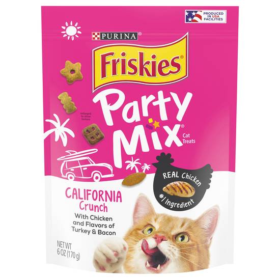 Friskies Party Mix California Crunch Cat Treats (6 oz)