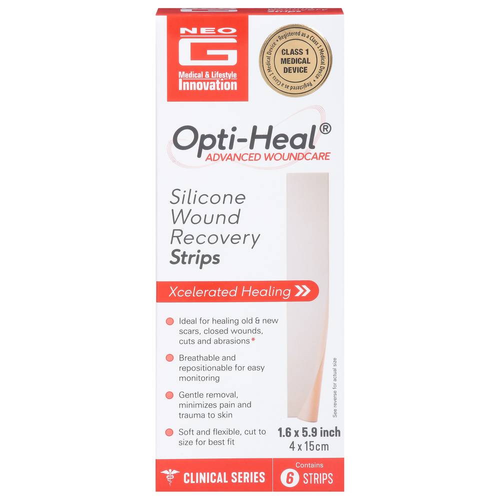 Neo g Opti-Heal Silicone Wound Recovery Strips