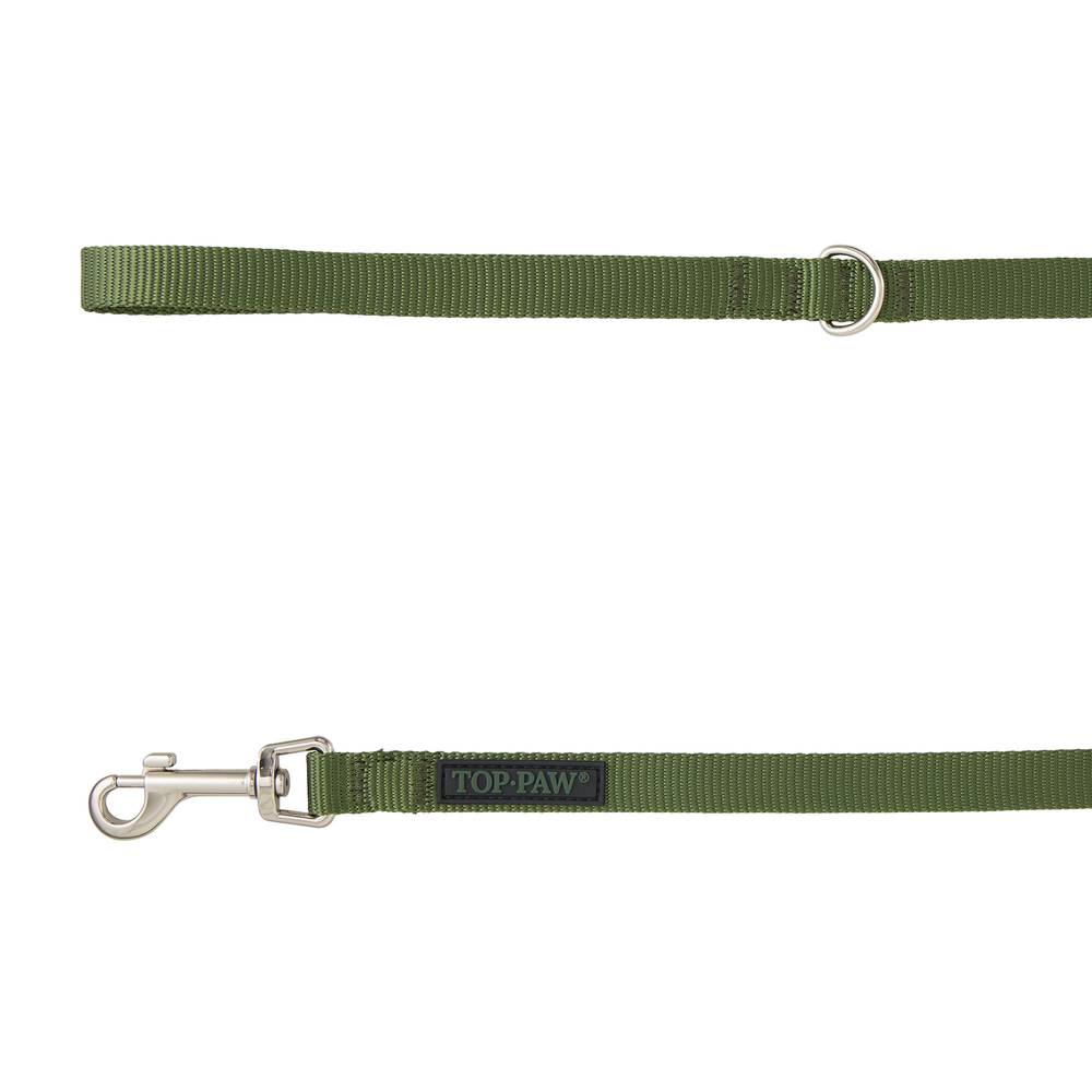 Top Paw Core Dog Leash - Olive, Green