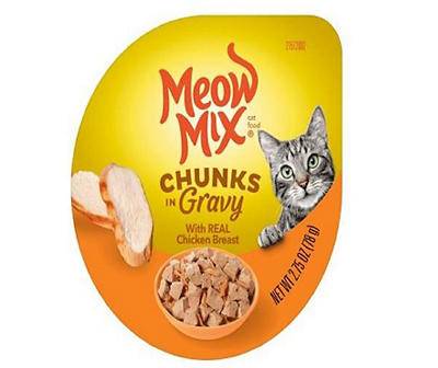 Chicken Breast Chunks in Gravy Cat Food, 2.75 Oz.