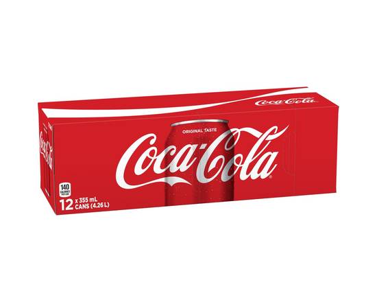 Coca-Cola · CocaColaMD, emballage de 12 canettes de 355 mL (12 x 355 mL) - Original soft drink (12 x 355 mL)