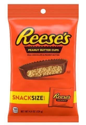 Reese's Snack Size Cup Bars, Milk Chocolate-Peanut Butter (4.4 oz)