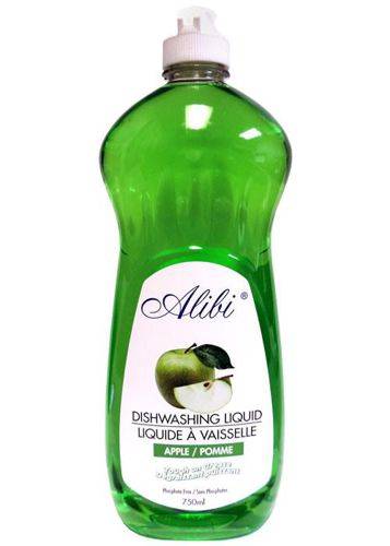Alibi liquide vaisselle pomme (750ml) - apple dishwashing liquid (750ml)