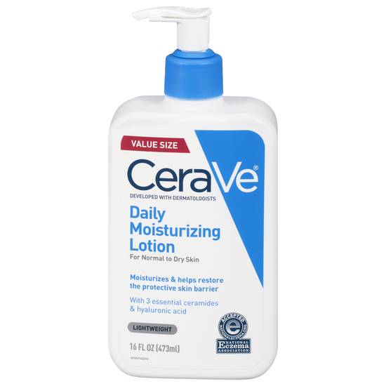 Cerave Daily Moisturizing Lotion For Normal To Dry Skin (16 fl oz)