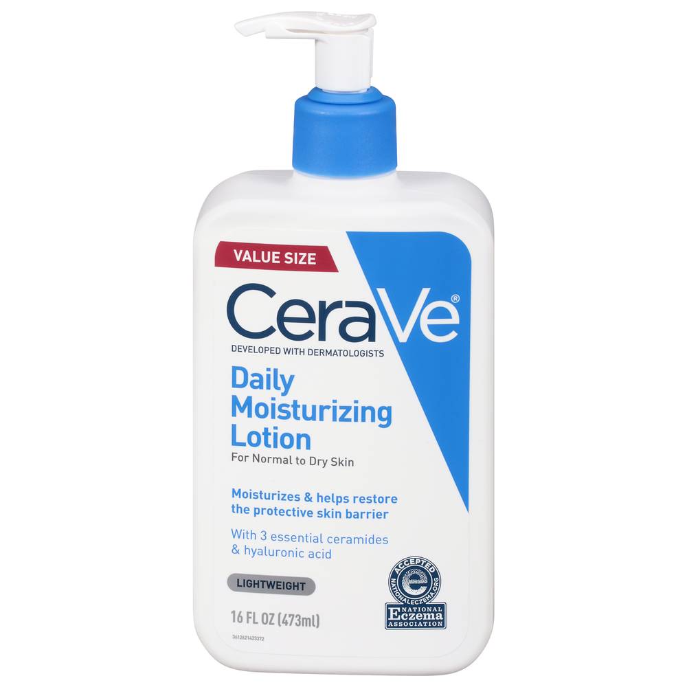 CeraVe Daily Moisturizing Lotion For Normal To Dry Skin (16 fl oz)