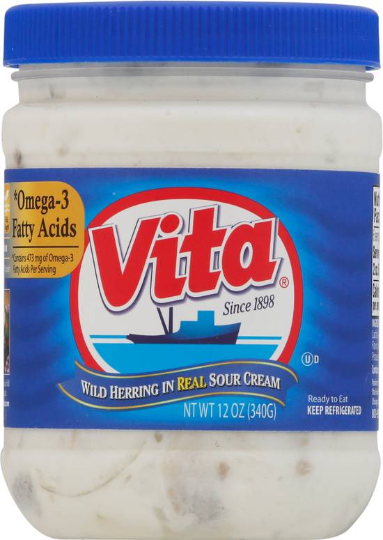 Vita Wild Herring in Real Sour Cream
