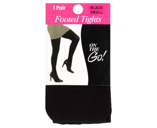 On the Go! Footed Tights Black Queen