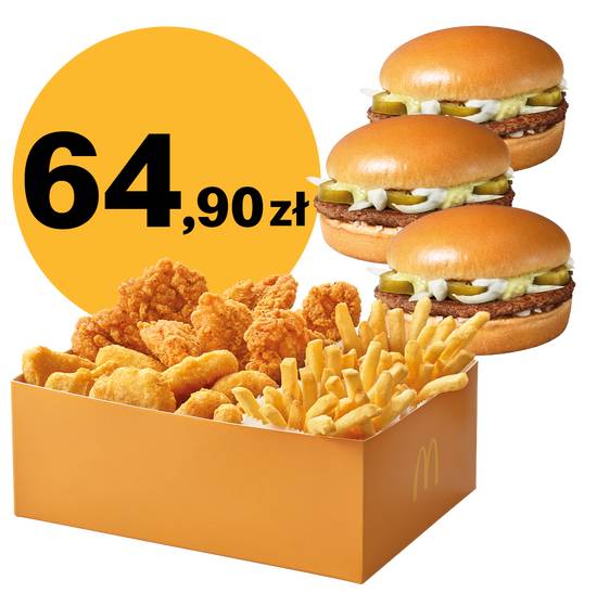 Chicken Box + 3x Jalapeno Burger