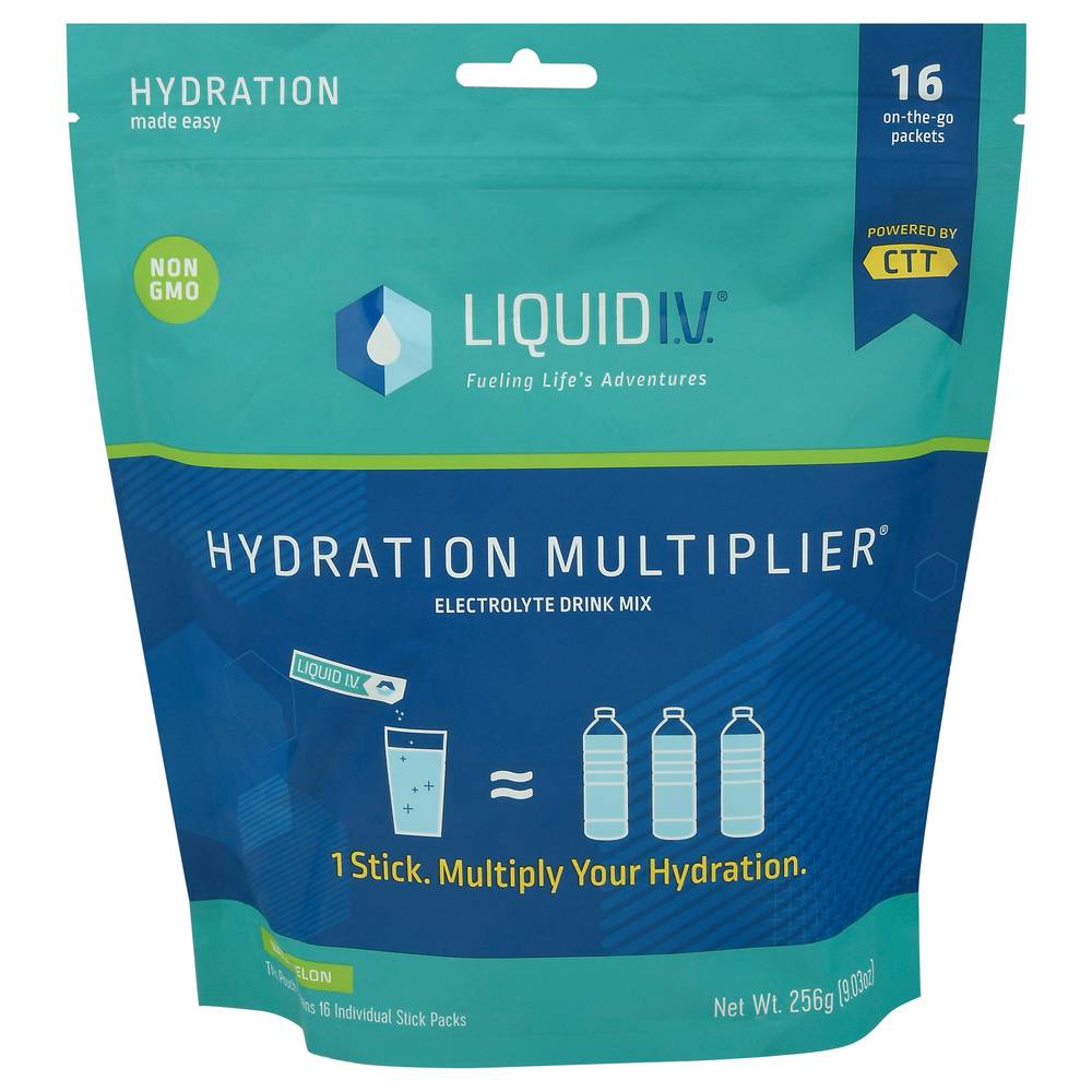 Liquid I.V. Hydration Multiplier Watermelon Drink Mix (9.03 oz, 16 ct)