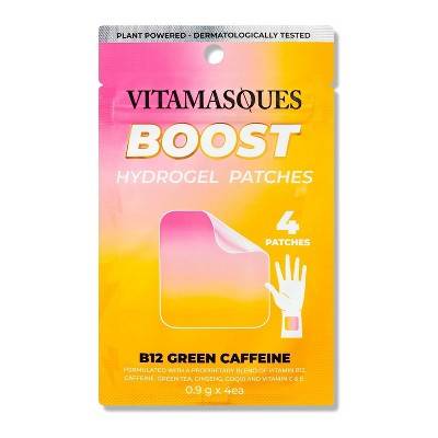 Vitamasques Boost B12+Green Caffeine Vitamin Hydrogel Patches (0.13 oz, 4 ct)