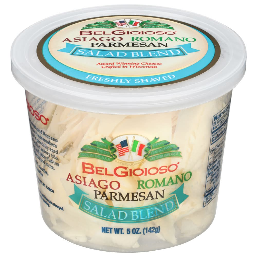 BelGioioso Salad Blend Asiago/Parmesan/Romano Cheese (5 oz)