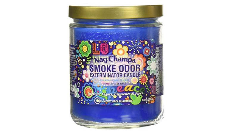 Smoke Odor Exterminator Jar Candle Nag Champa