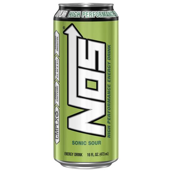Nos High Performance Energy Drink (16 fl oz) (sonic sour)