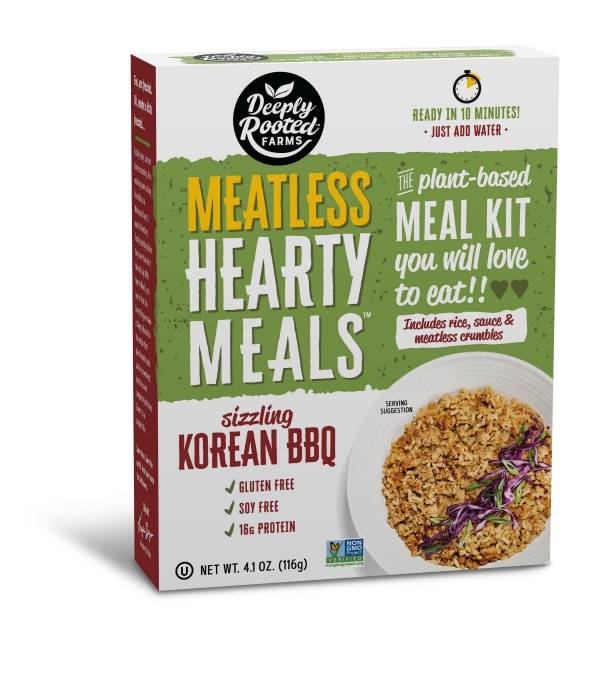 Deeply Rooted Hearty Meals Sizzling Korean bbq, 4.1 oz.