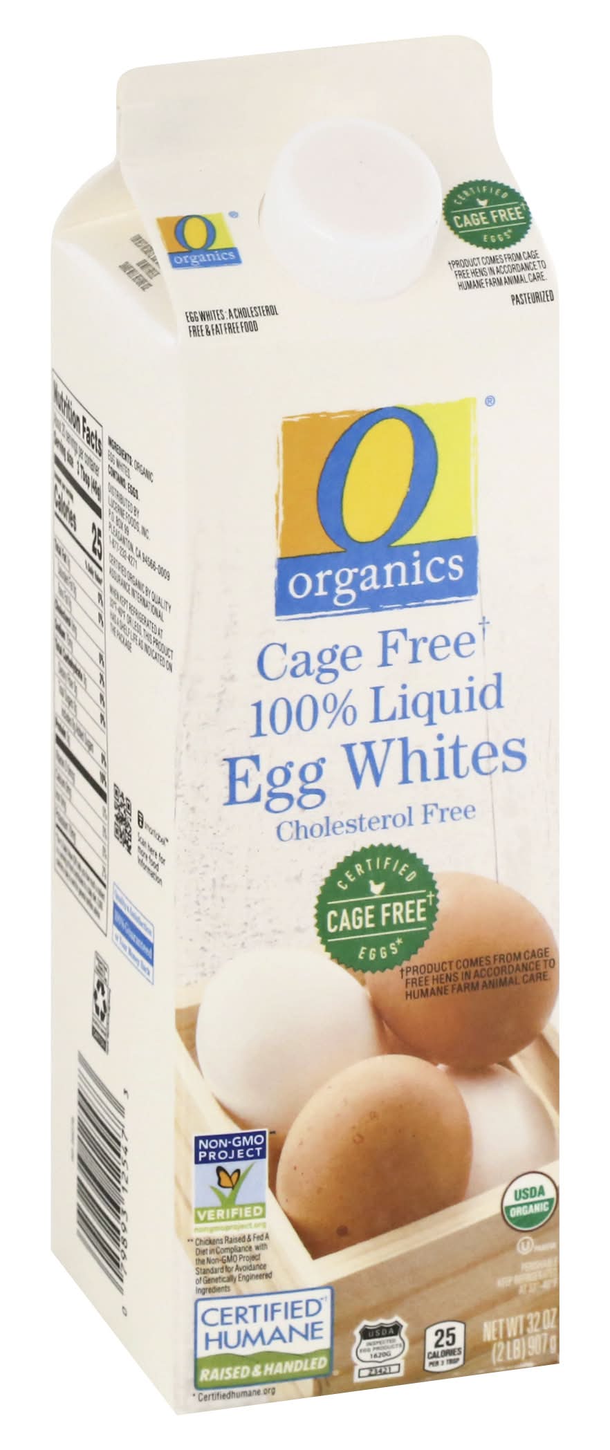 O Organics Cage Free Liquid Egg Whites (32 oz)