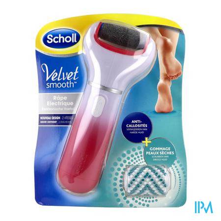 Scholl Velvet Smooth Rape Electr.+gommage Ps Rose Chaussures & cordonnerie - Orthopédie
