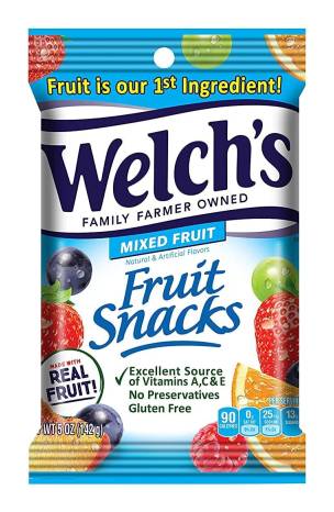 Welch's® Fruit Snacks, 5 Oz. Bag
