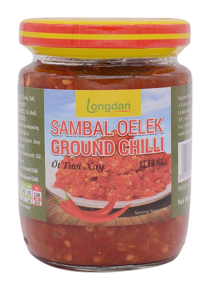 Longdan Sambal Oelek Ground Chilli (250g)