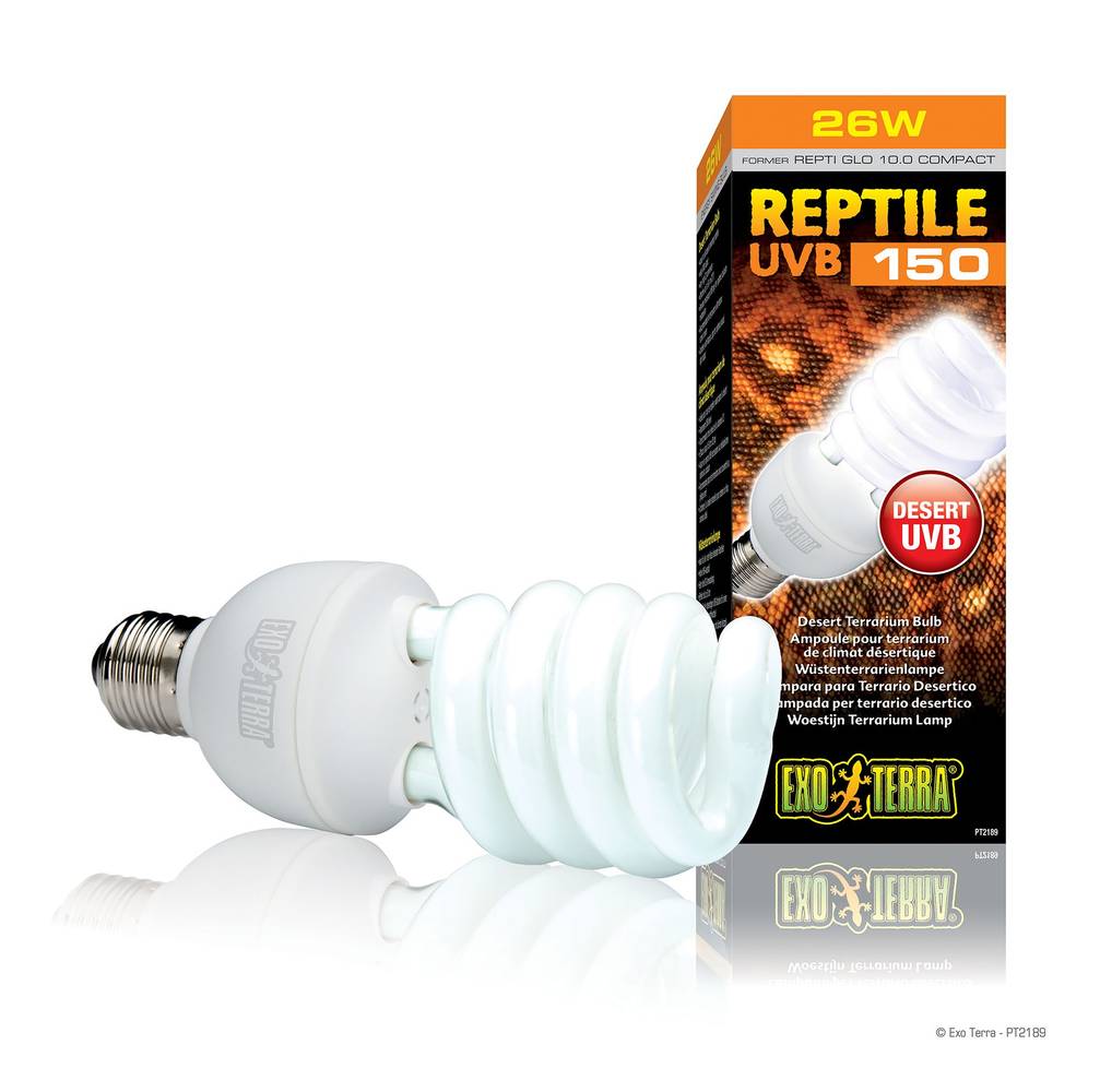 Exo Terra Reptile Uvb150 Bulb With 26 Watts