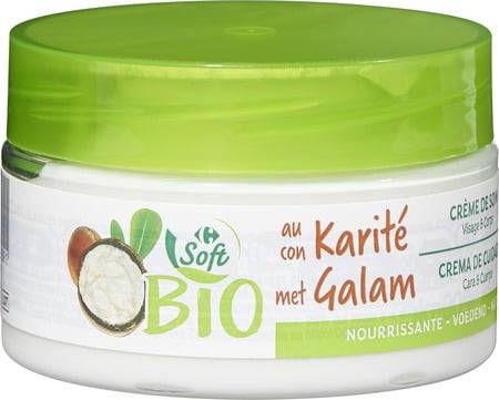Carrefour Soft Bio - Crème de soin visage et corps au karité