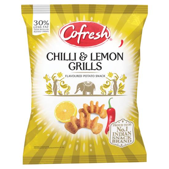 Cofresh Chilli & Lemon Grills Flavoured Potato Snack 80g